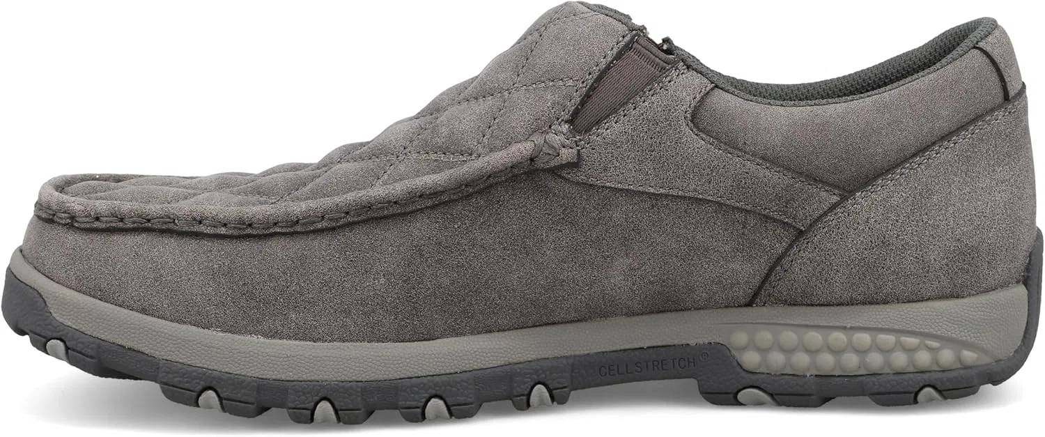 Мужские мокасины-тапочки Twisted X Chukka Driving Moc Ankle Boots Chukka Boots, Gray — фото 2