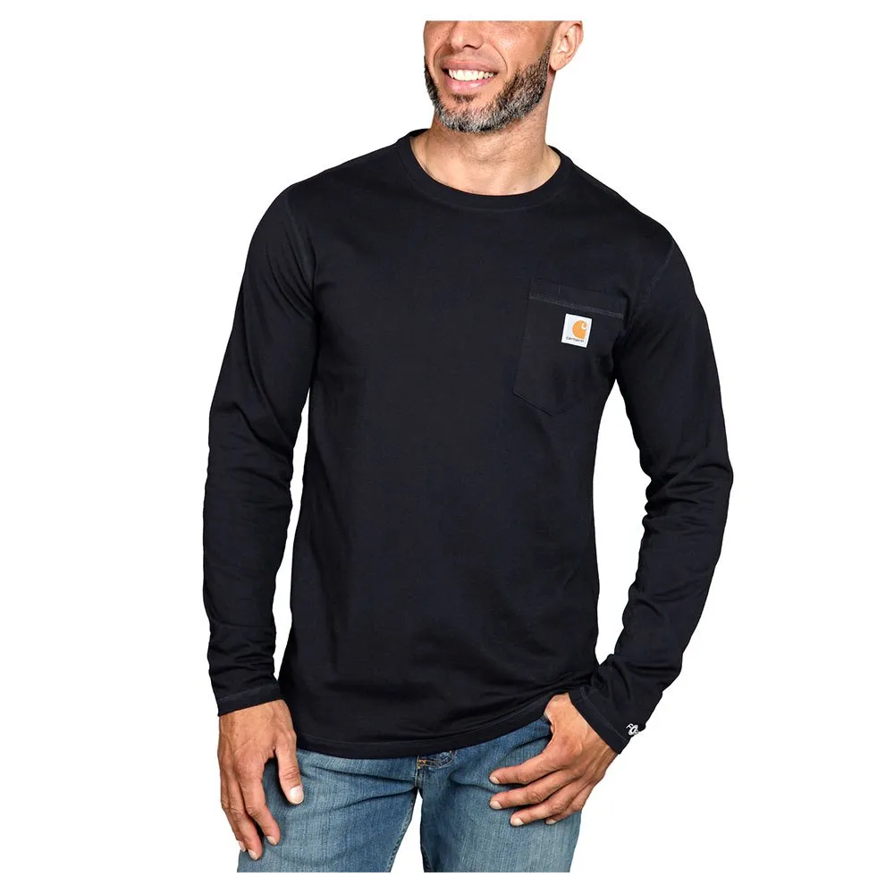 

Лонгслив Carhartt Force Flex Pocket Relaxed Fit, синий