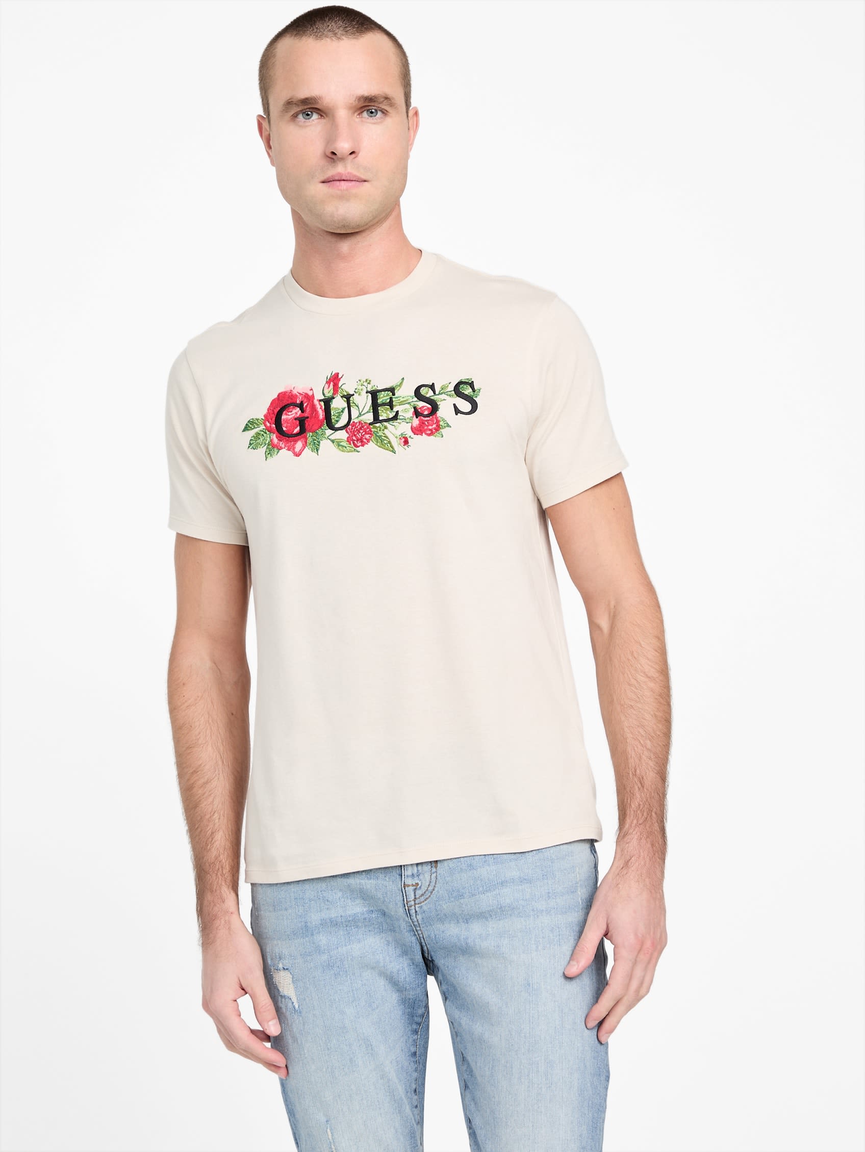 

Футболка с логотипом Eco Rosealy Guess Factory