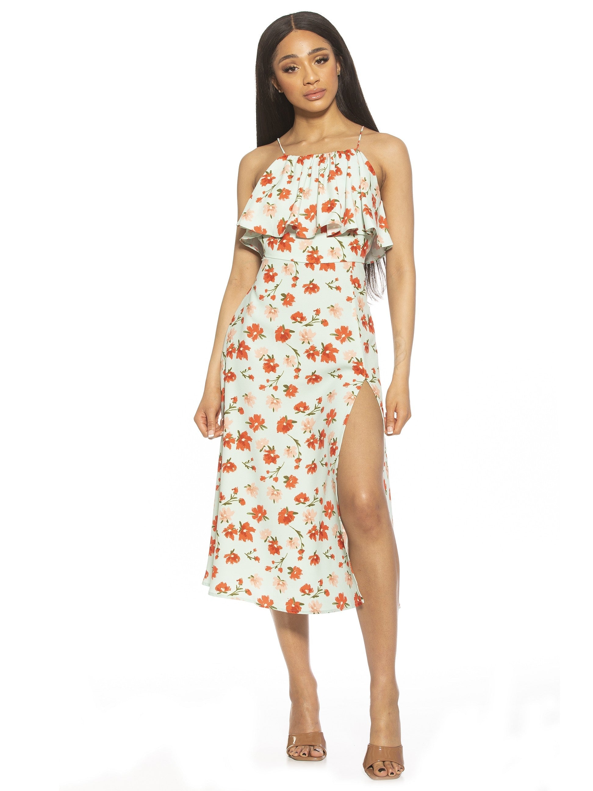 

Платье миди Hailee ALEXIA ADMOR, цвет mint floral
