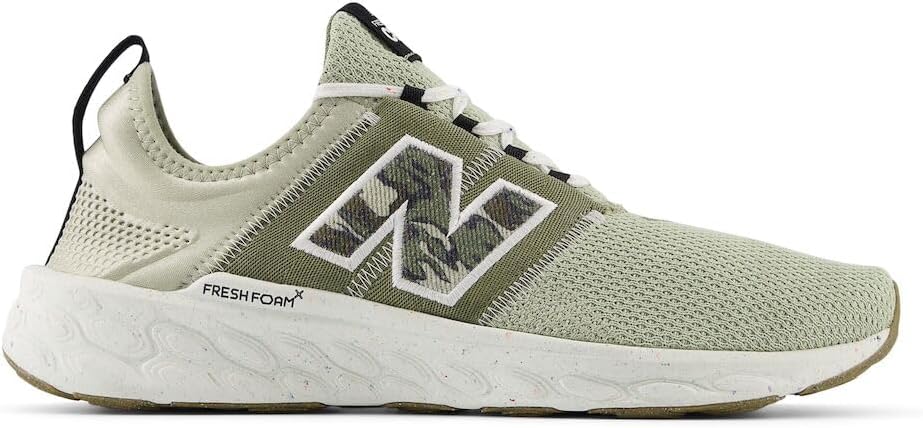 Мужские кроссовки New Balance Fresh Foam X Cruz Artisan V3, Olivine/Dark Olivine/Sea Salt — фото 3