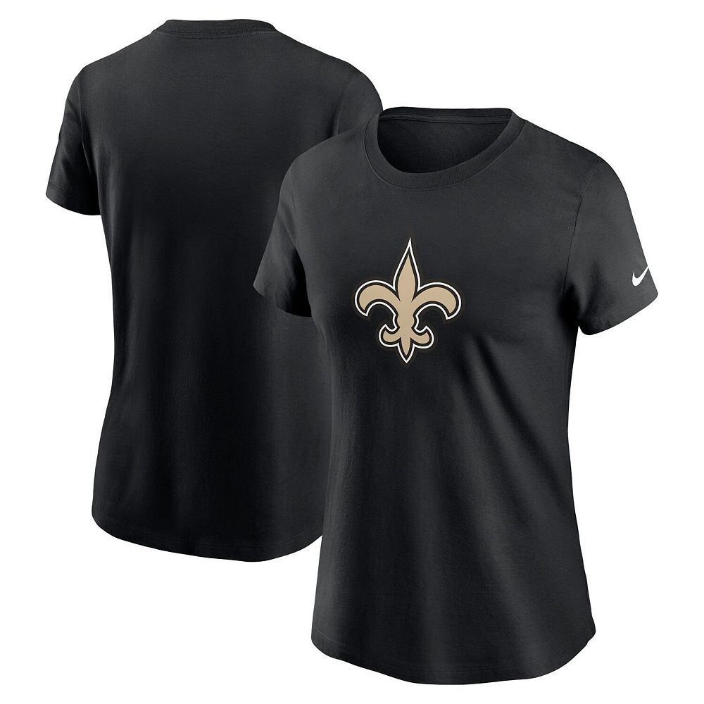 

Женская черная футболка с логотипом Nike New Orleans Saints Primary, цвет Snt Black