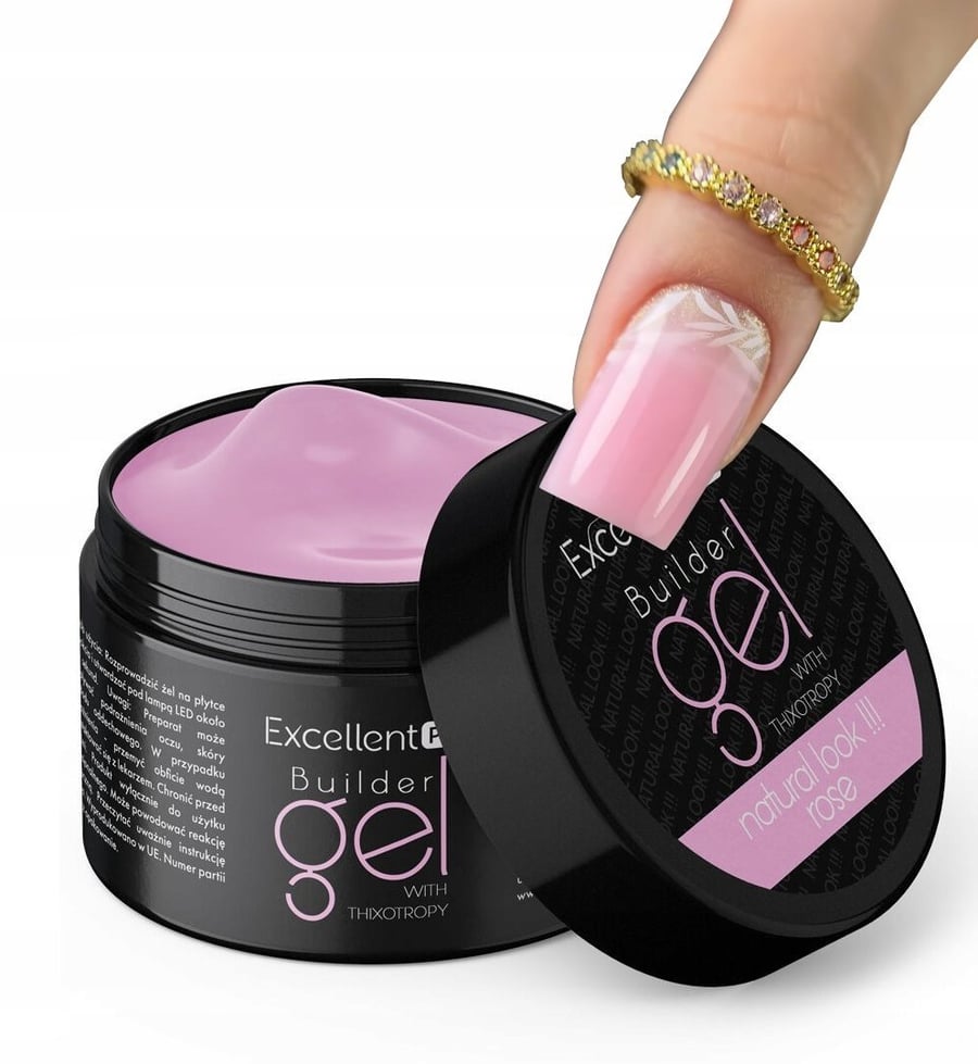 

Excellent Pro Builder Gel Natural Look Rose 50 г