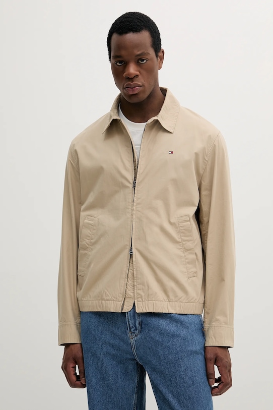 

Хлопковая куртка Tommy Hilfiger, бежевый