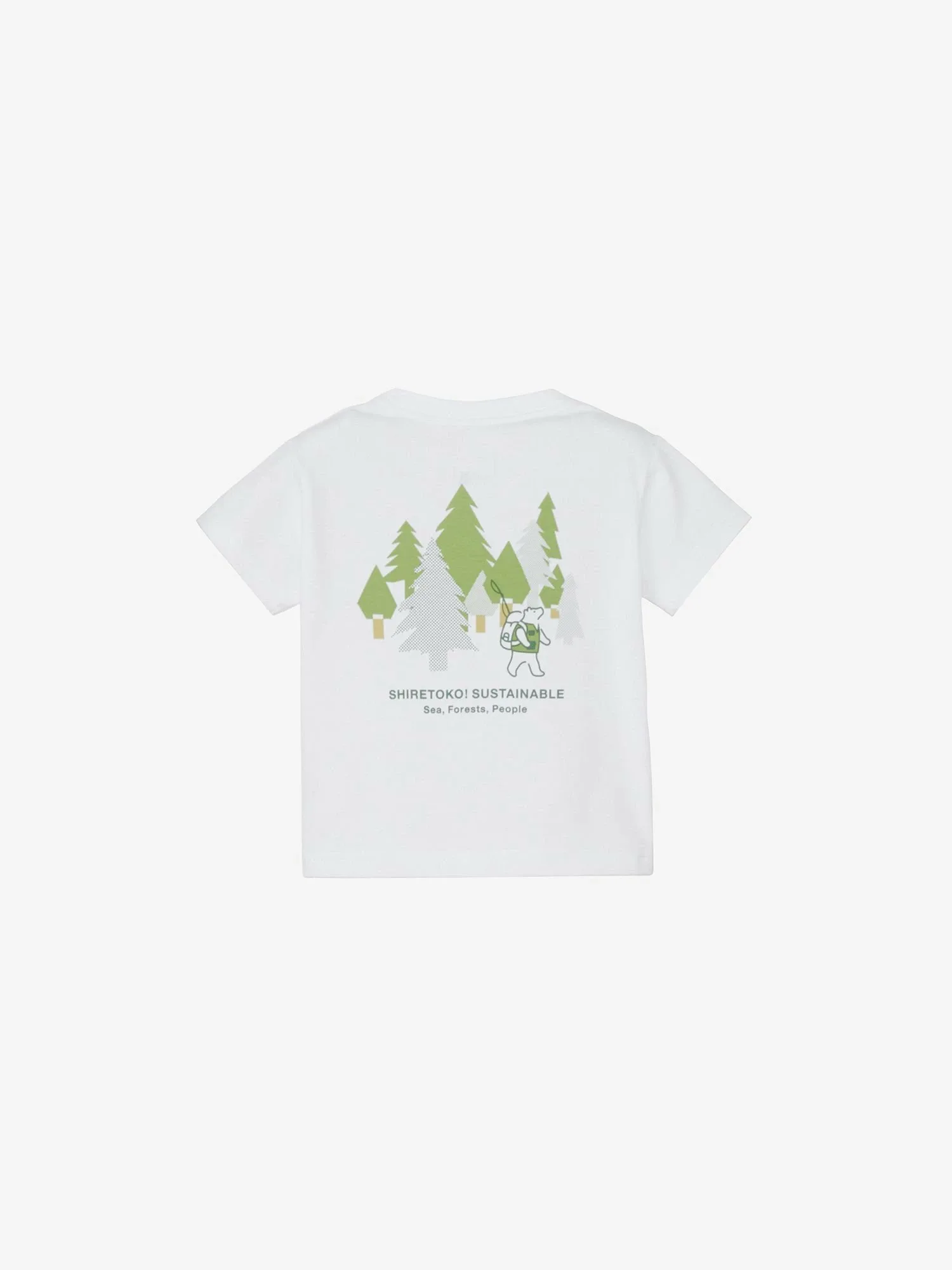 Футболка Shiretokotoko с коротким рукавом (детская) The North Face, white