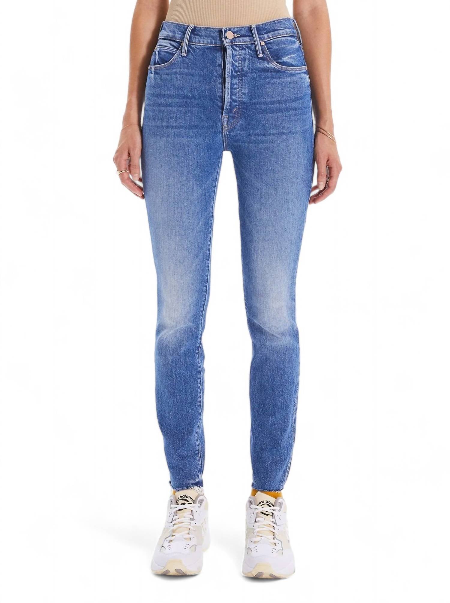 

Джинсы Stunner Ankle Fray Jean In Crate Digger Mother