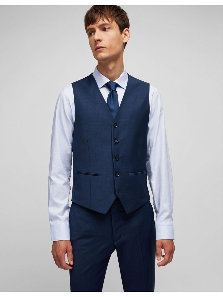 

HECHTER PARIS Жилет темно-синего цвета