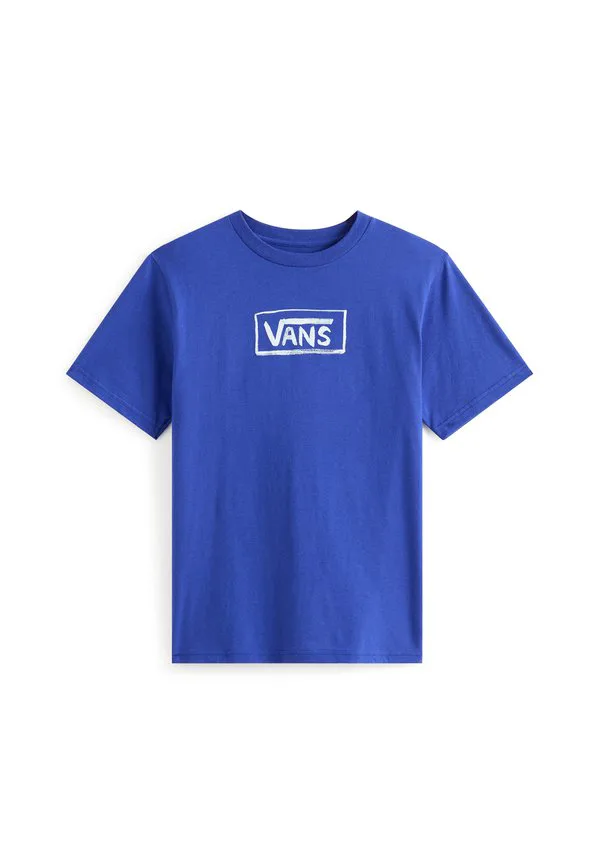 Футболка с принтом на холсте Vans, Medium Blue