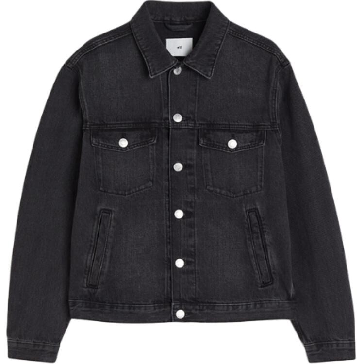 

Джинсовая куртка мужская черный H&M