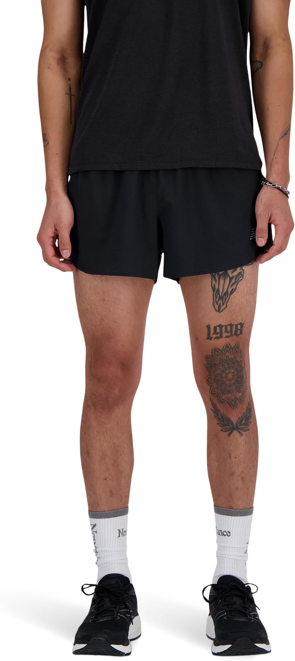 

Шорты New Balance RC Seamless Shorts 3" Split, черный
