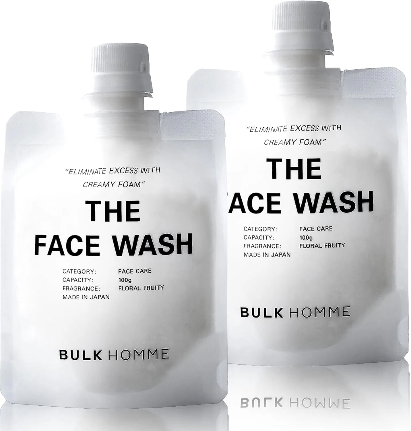Гель для умывания Bulk Homme — The Face Wash белый, 100 г