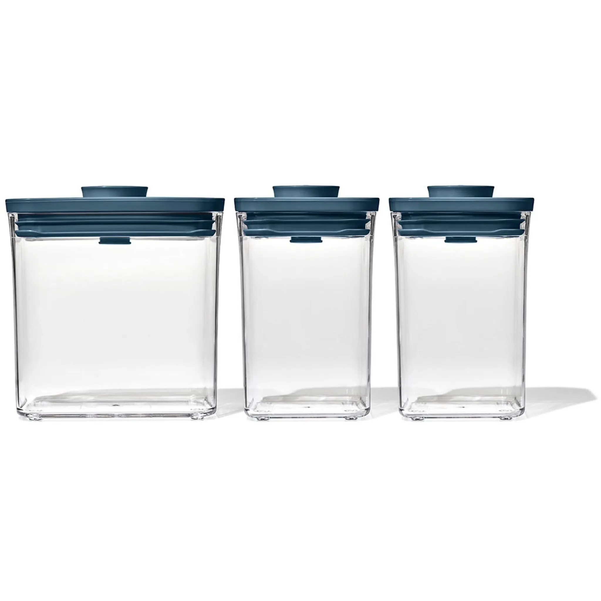 

Система хранения OXO Good Grips «POP CANS», (набор, 6 шт.), (3 банки, 3 крышки), цвет Stormy Blue