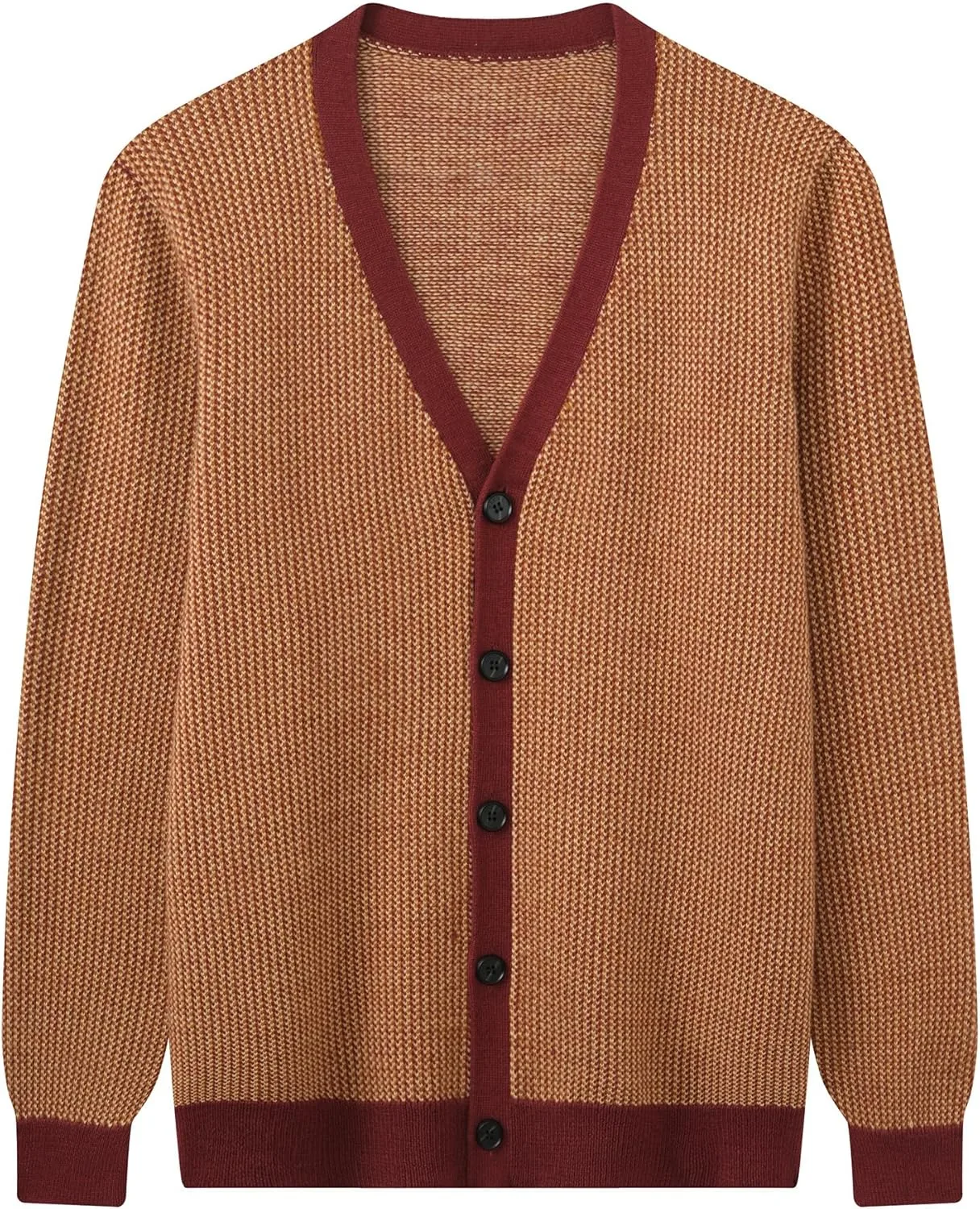 

Кардиган мужской ZHILI British Style, V-образный вырез, на пуговицах