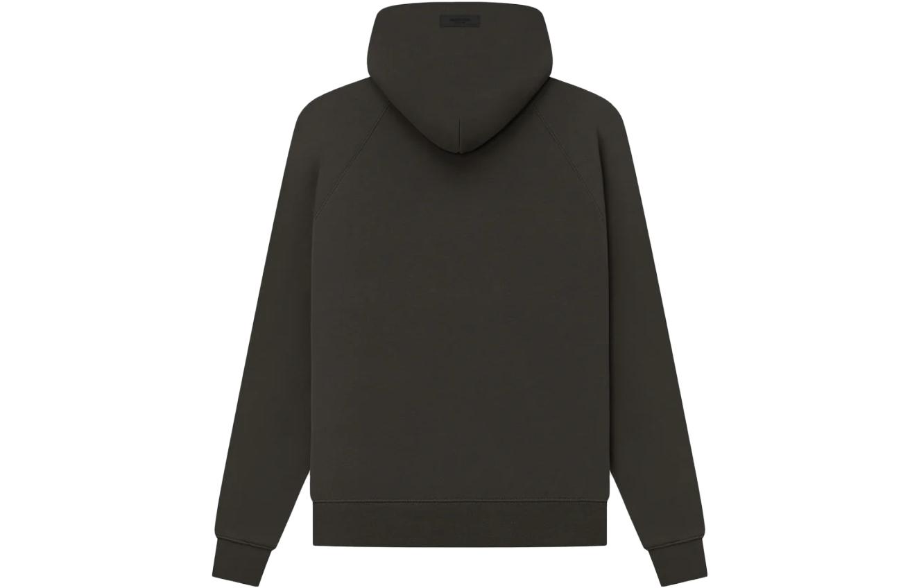 Худи с рукавами реглан Fear Of God Essentials, светлый черный — фото 4
