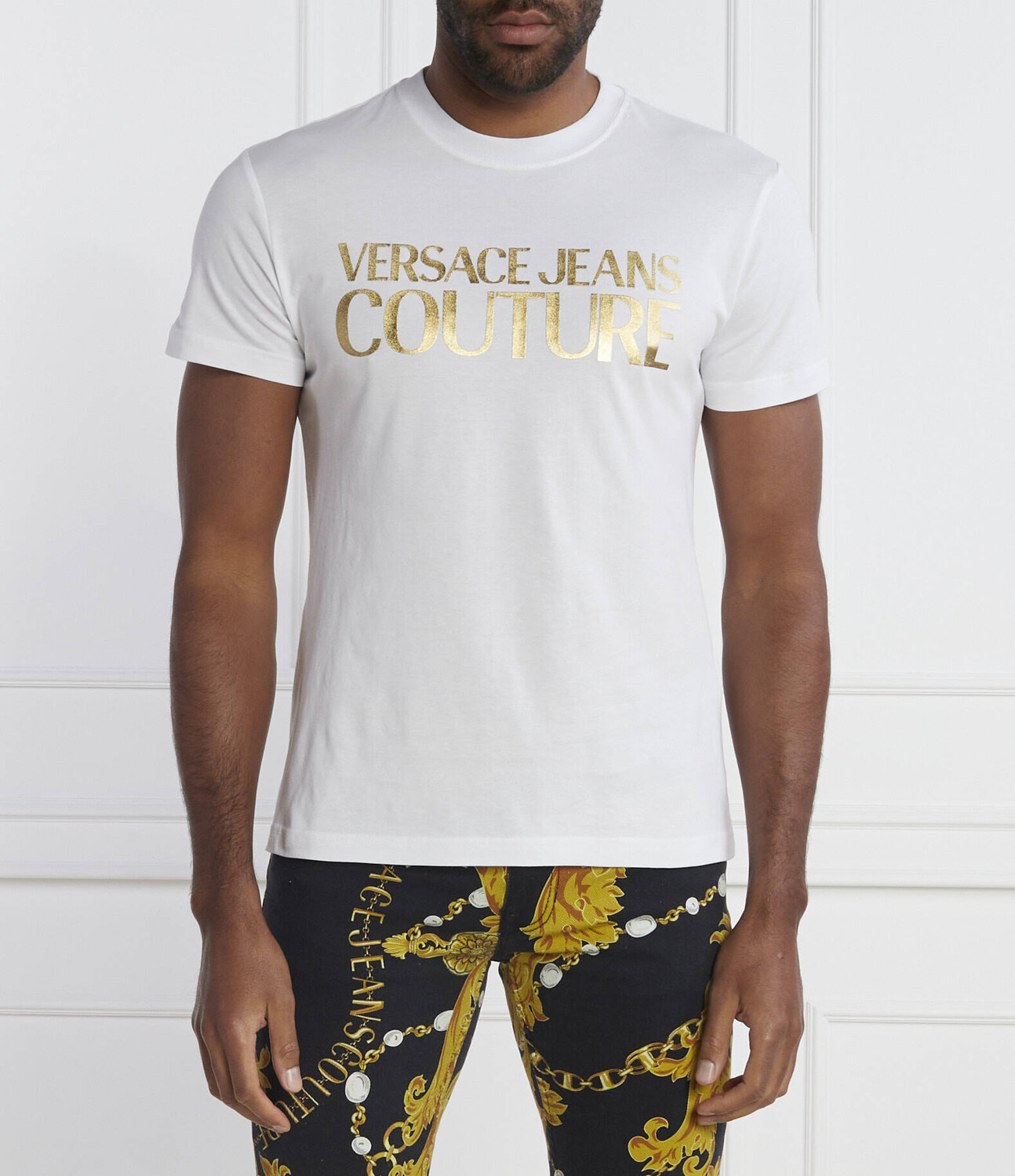 

Футболка Versace Jeans Couture MAGLIETTA Slim Fit, белый