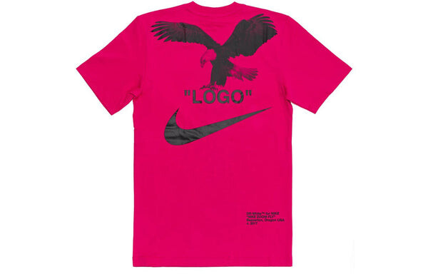 Футболка x off white nrg a6 футболка Nike, розовый — фото 2
