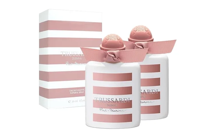 TRUSSARDI Женский парфюм Donna Pink Marina, зеленый цветочный аромат, туалетная вода, кедр и сандал, 30 мл/50 мл/100 мл, подарок на день рождения, 30ml — фото 4