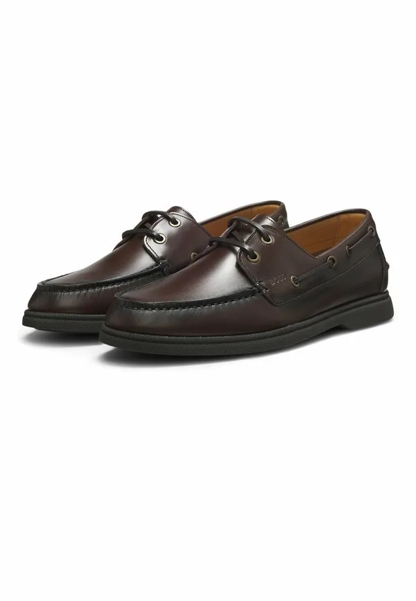 Лодочные туфли boss sienne_boat_bu Boss, Dark Brown Five — фото 3