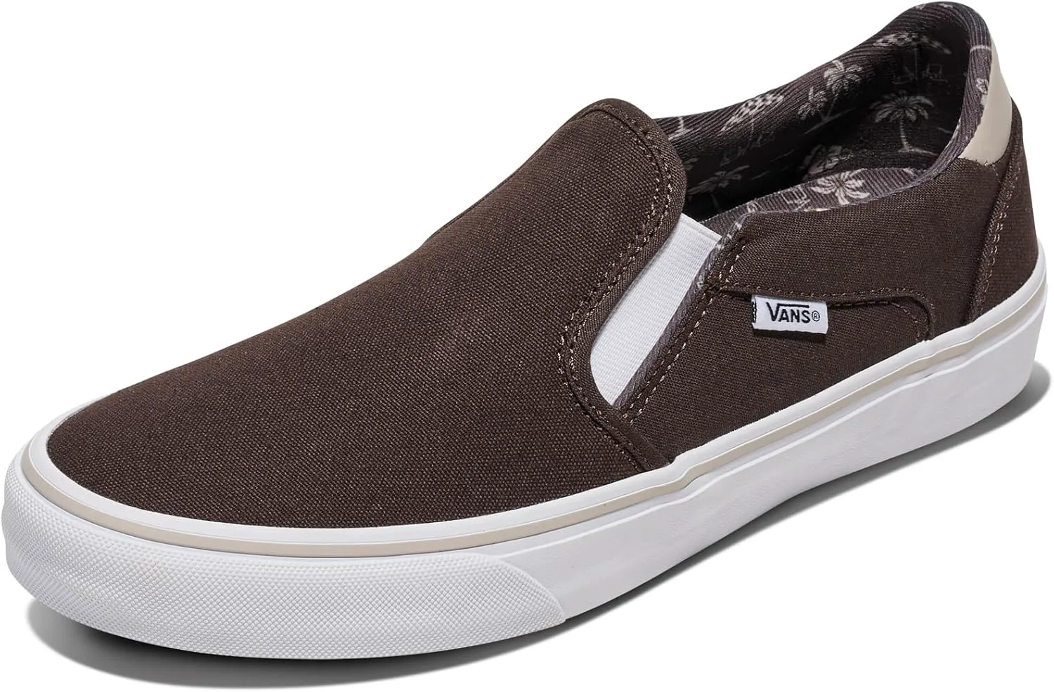 Мужские слипоны Vans Asher Deluxe | Удобные кроссовки для моды, прогулок и повседневной носки