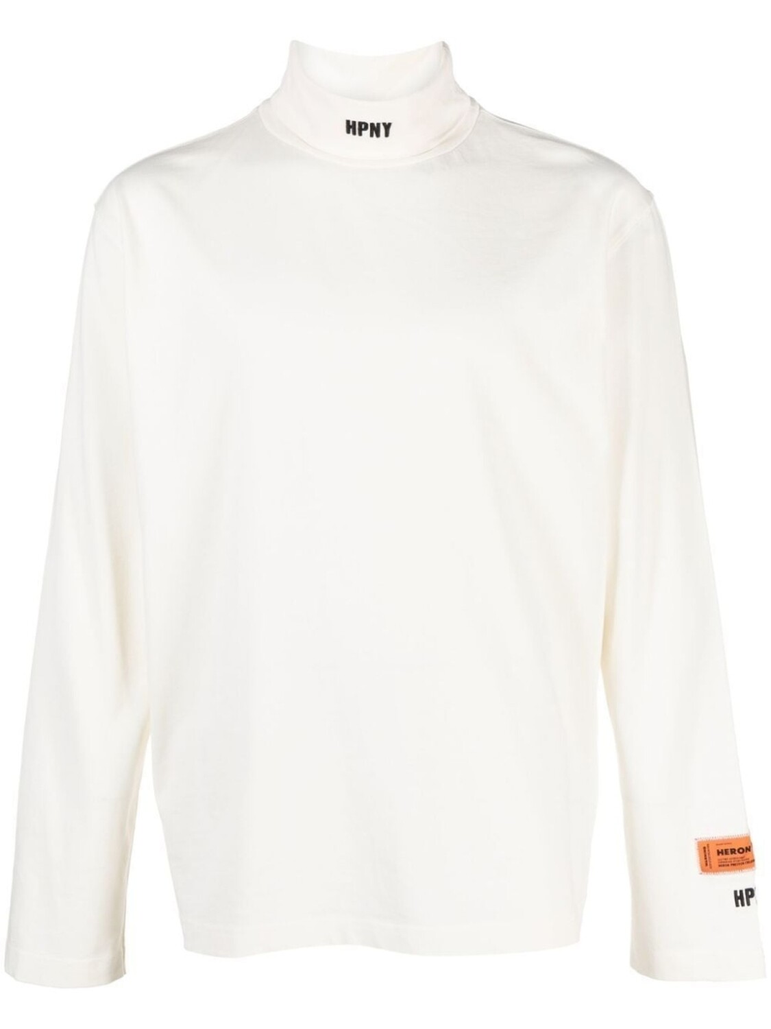 

Heron Preston футболка с длинными рукавами и нашивкой-логотипом, белый