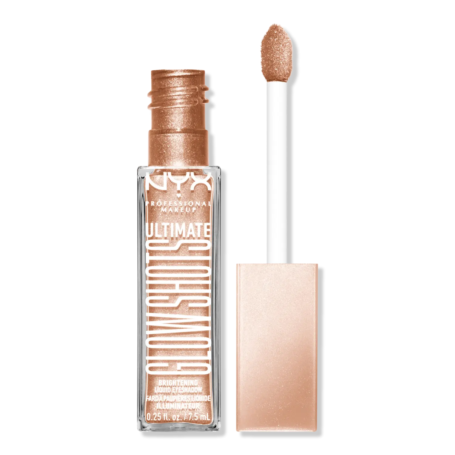 

Жидкие тени для век Ultimate Glow Shots с витамином С NYX Professional Makeup, Highkey Lychee (pearl)