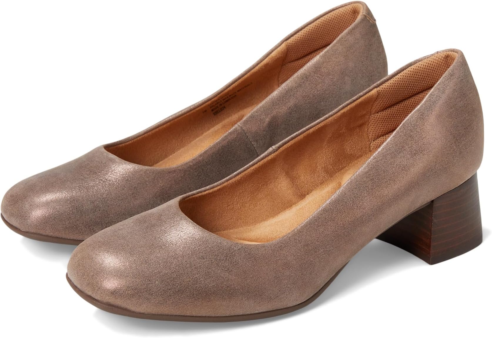 Туфли Comfortiva Peach, Coffee Metallic Suede