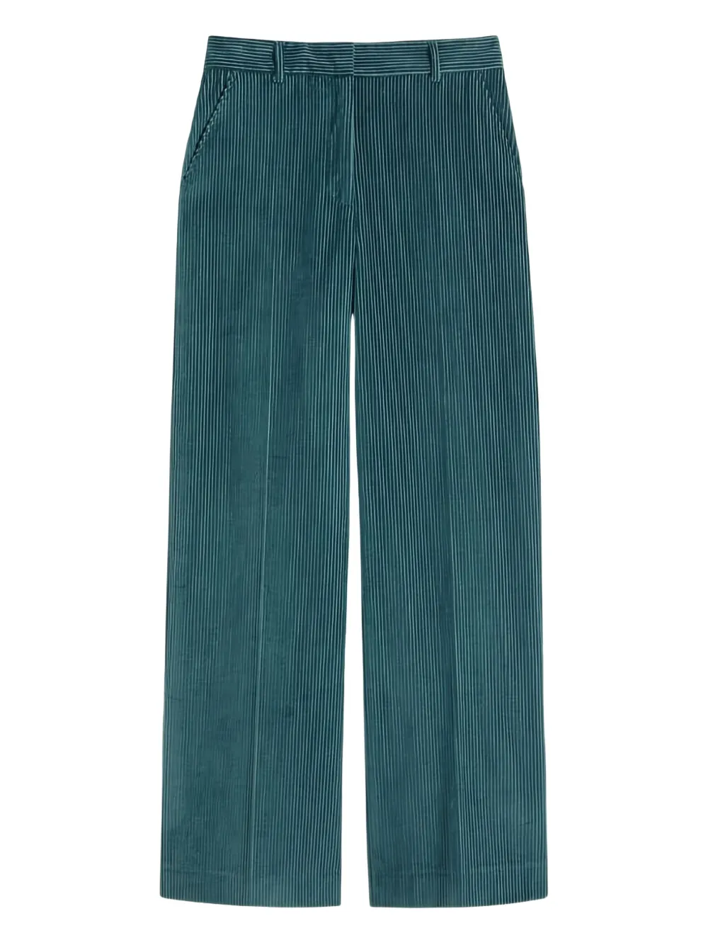

Брюки из вельветового хлопка Weekend Max Mara, синий
