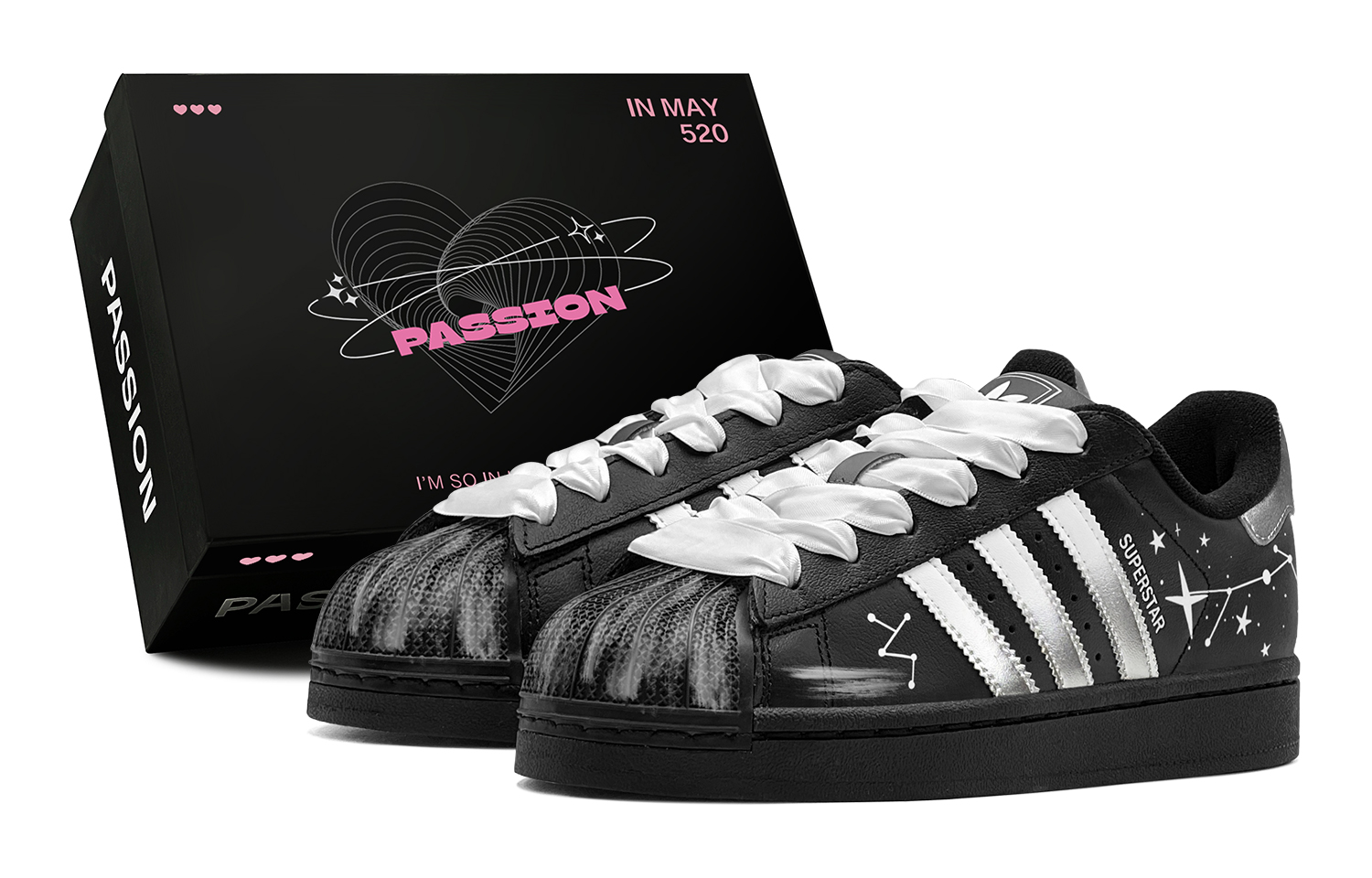 

Superstar 2 Couple's, Galaxy Orbit, модные индивидуальные, минималистичный стиль, универсальные низкие Adidas Originals, серебряный