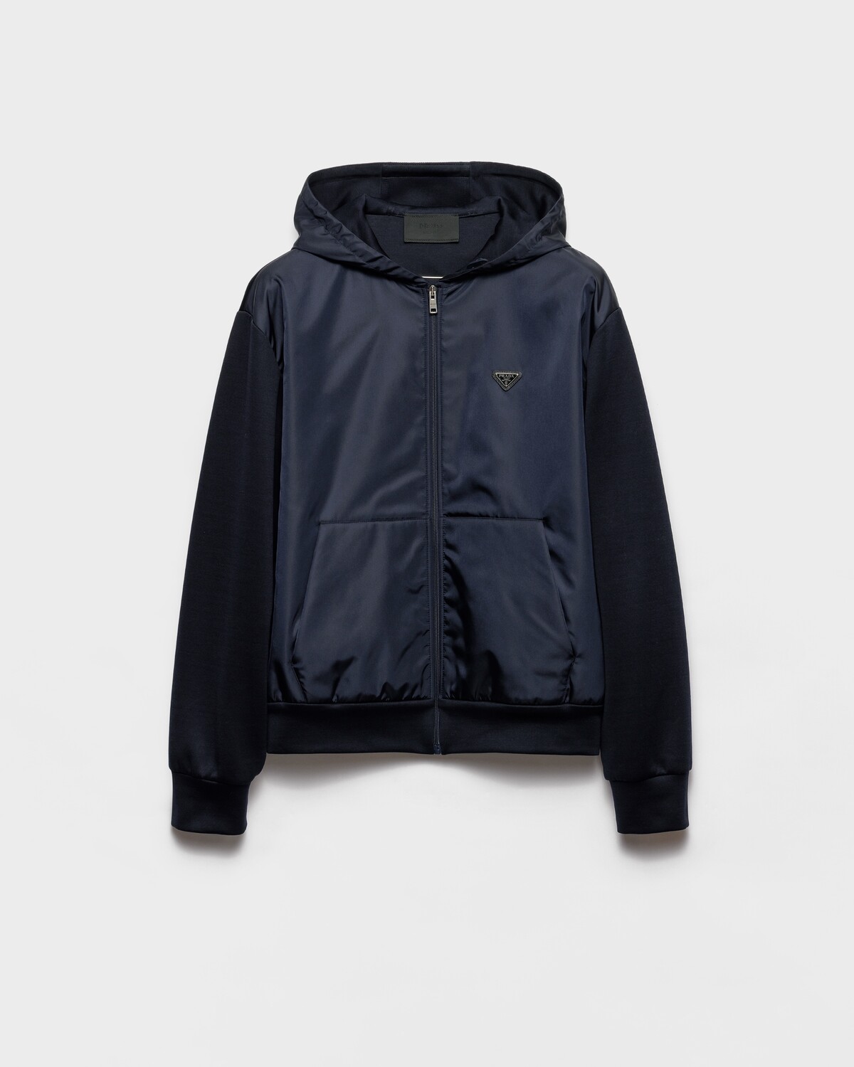 

Толстовка из технического хлопка и Re-Nylon Prada, синий