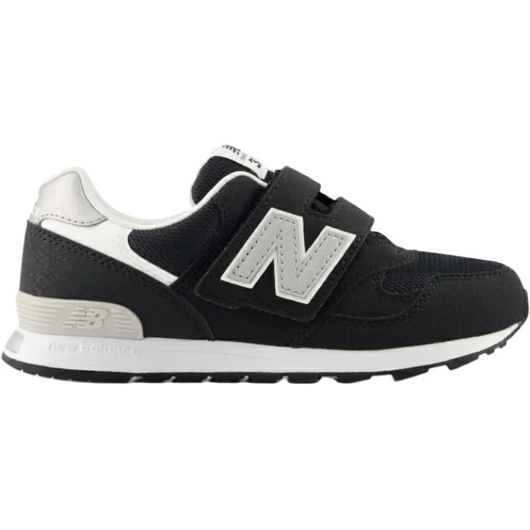 New Balance Кроссовки для бега NB 313 V2 из искусственной кожи, устойчивые к истиранию, черно-белые, детские — фото 3