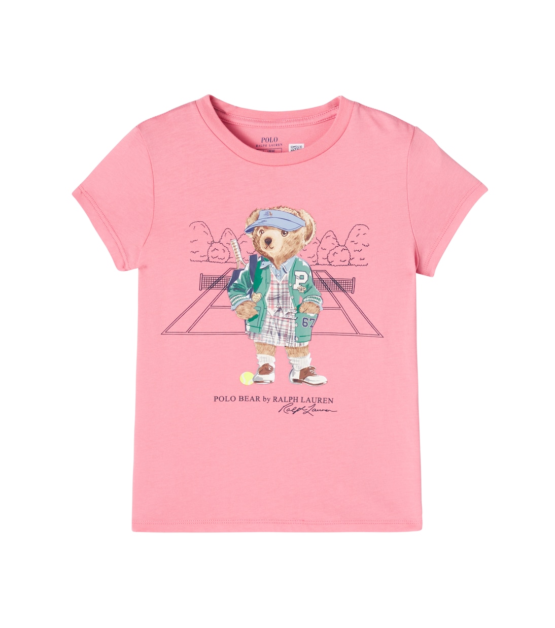 

Хлопковая футболка Polo Bear Polo Ralph Lauren Kids, Faded Peony