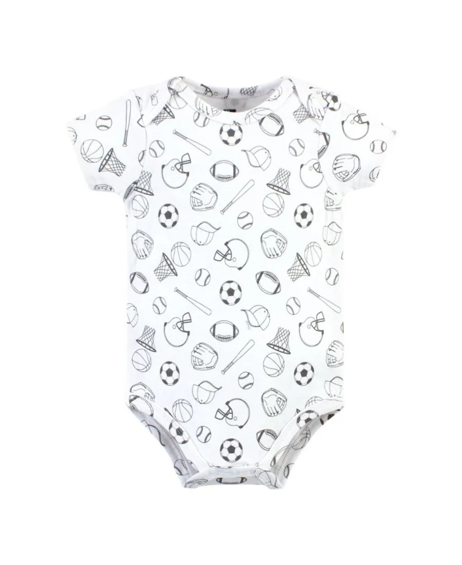 Комплект из 5 хлопковых боди Essential Hudson Baby, Boy Daddy 5-Pack — фото 4