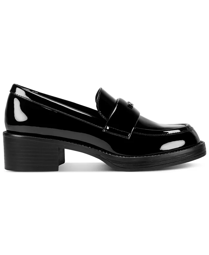 Женские туфли-лоферы Civelli на каблуке DKNY, черный — фото 2