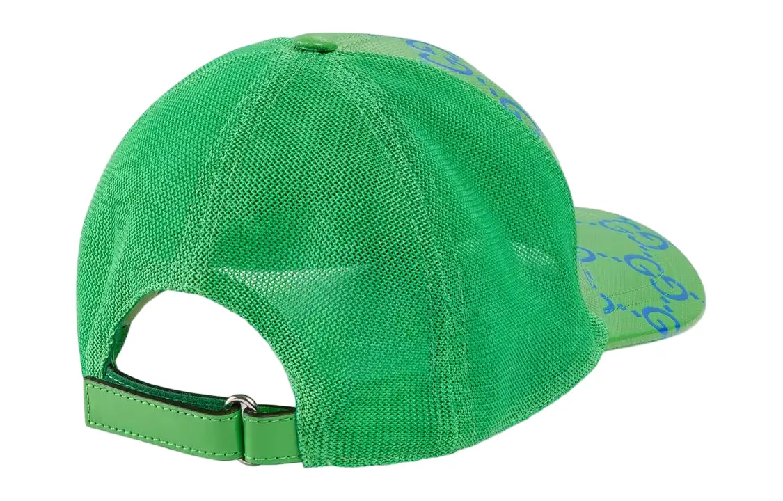 GUCCI Хлопковая бейсболка женская зеленая, Green — фото 4