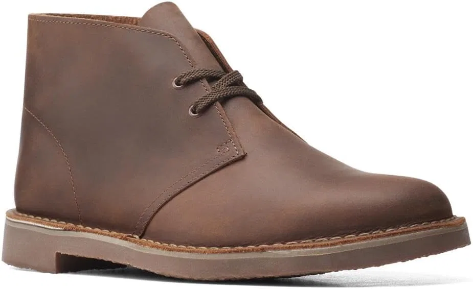 Мужские ботинки Clarks Bushacre 3Chukka, Black (Black Leather) — фото 2