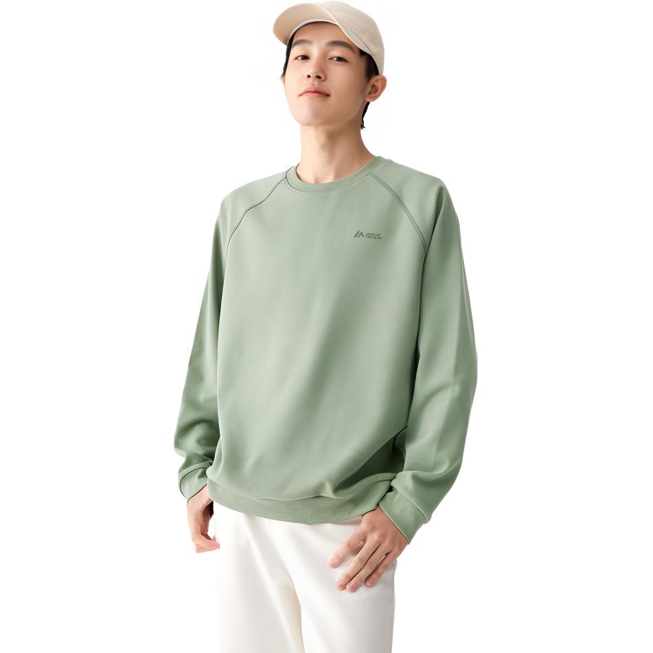 

361° Свитшот мужской Oil Green с круглым вырезом Moderate Regular