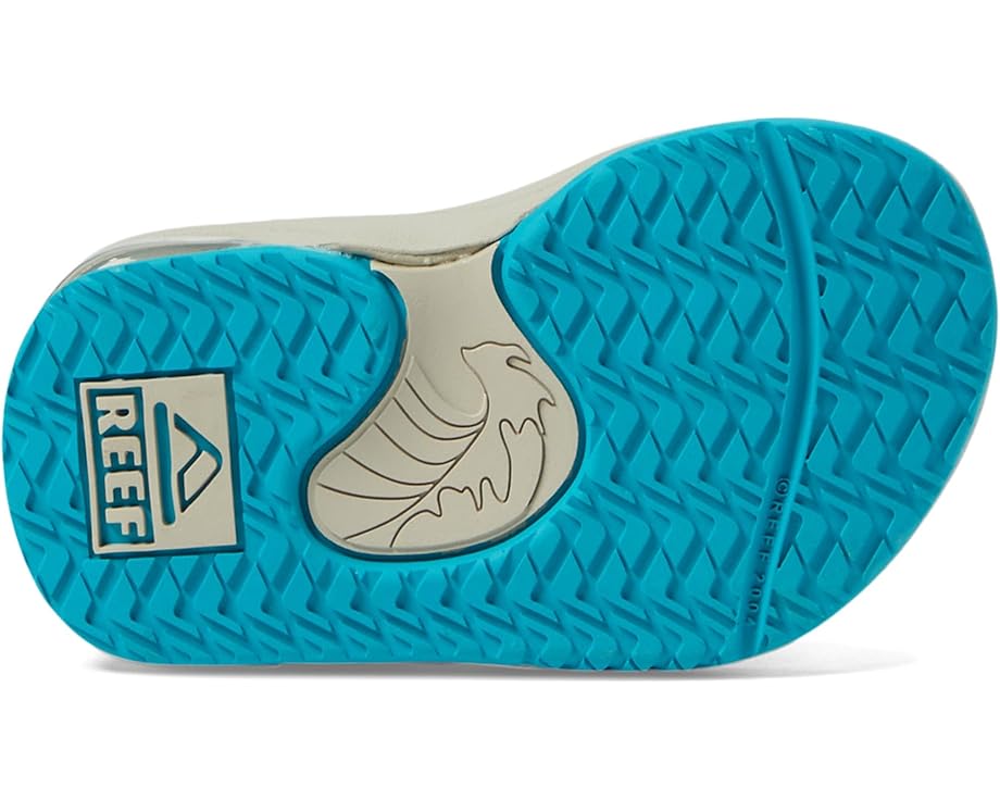 Сандалии Reef Kids Little Fanning, цвет Grey/Aqua/Oak — фото 3
