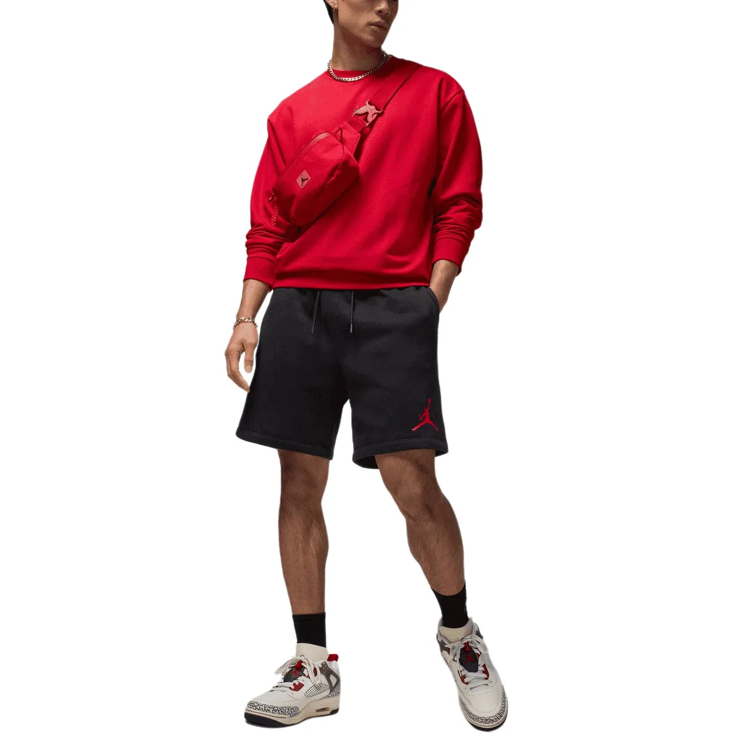Шорты мужские Casual Black Jordan — фото 4