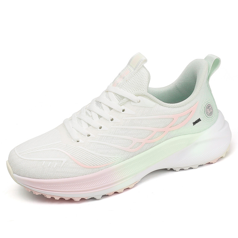 

King Jinmai Дышащие низкие кеды унисекс белый аква зеленый, цвет White Aqua Green