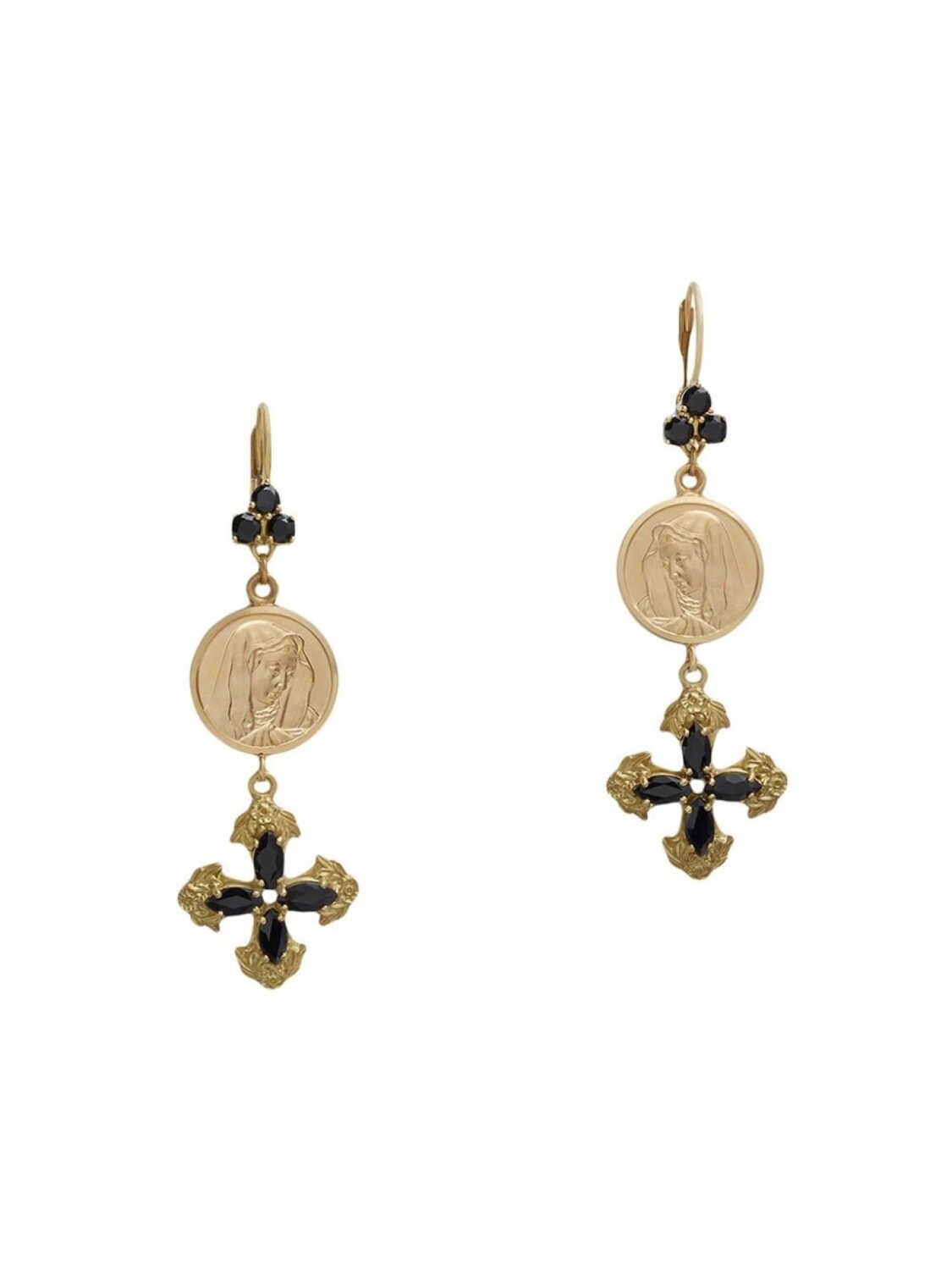 

Серьги-подвески из желтого золота с сапфиром Dolce & Gabbana, золотой