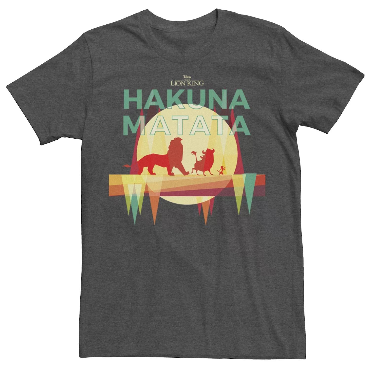 

Мужская футболка Lion King Matata, вырезанная из бумаги Licensed Character