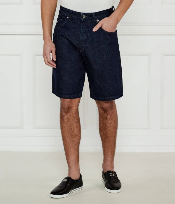 

Джинсовые шорты Regular fit Emporio Armani, синий