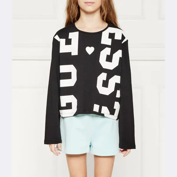 

Блузка стандартного кроя Guess, черный