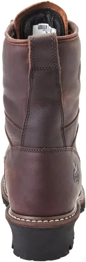Мужские рабочие ботинки Georgia Boot 8 Inch Loggers G7313 для работы на производстве и в строительстве, Brown — фото 2