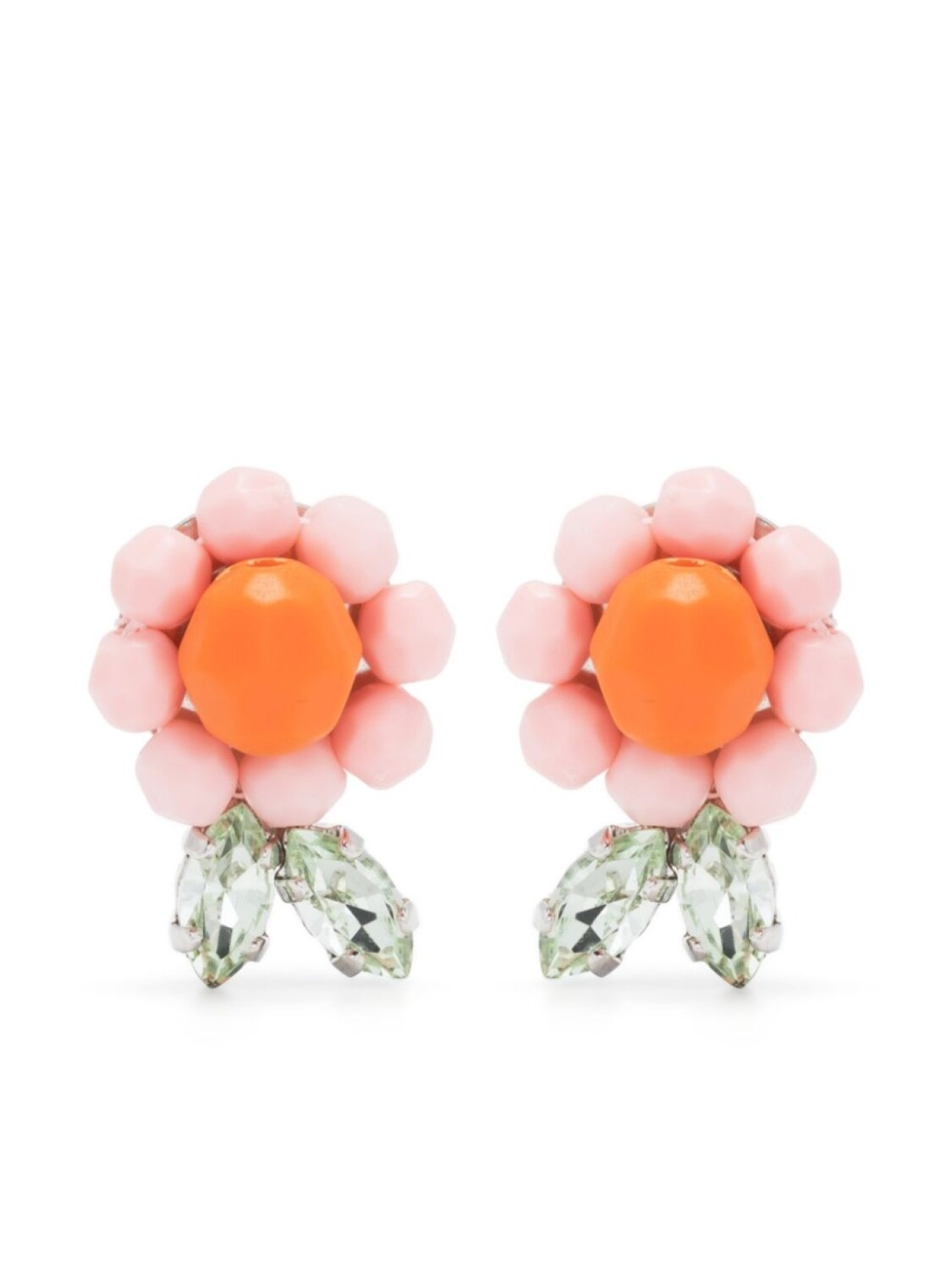 

Серьги-гвоздики Daisy Simone Rocha, оранжевый