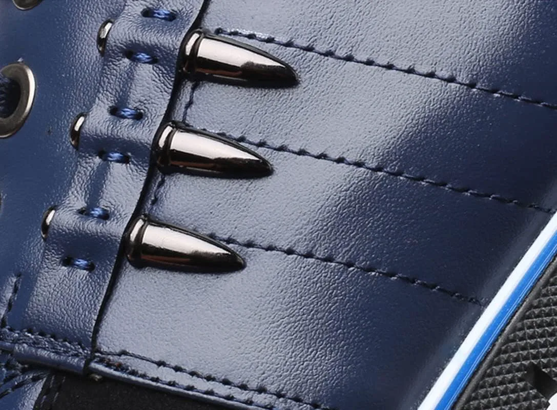 

Мужские дерби оксфорды на шнуровке с ортопедической стелькой, повседневные прогулочные туфли, противоскользящие, для офиса и работы, кожаные Boxpopla, черный