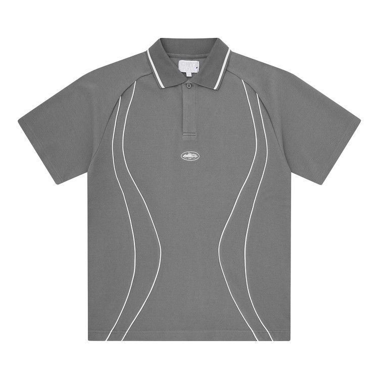 

Поло Corteiz Island Pique Polo Shirt, Grey