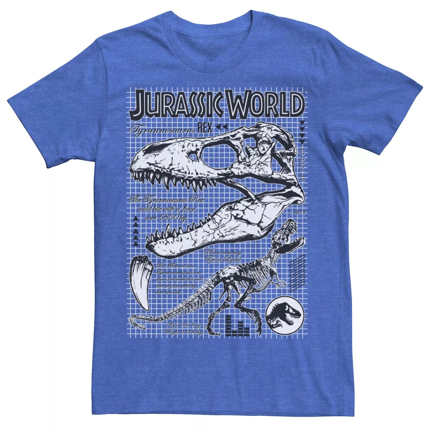 

Мужская футболка с изображением двух костей тираннозавра Jurassic World