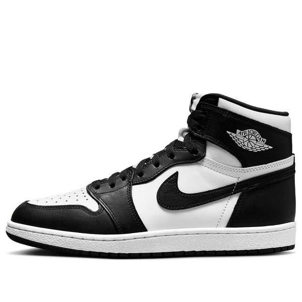 

Кроссовки 1 retro high '85 og 'black white' Air Jordan, черный