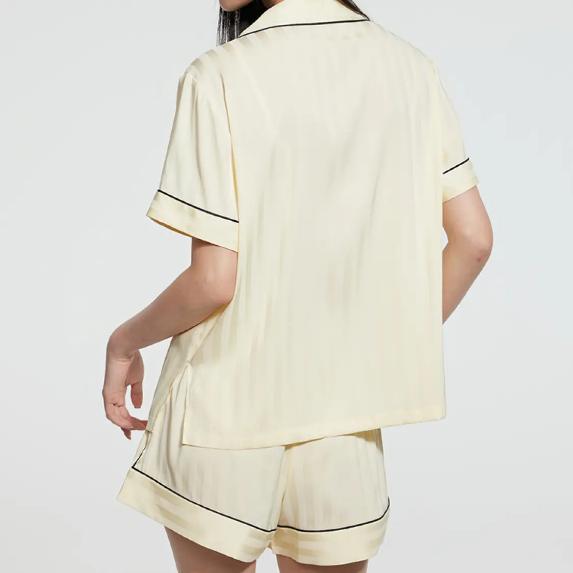 Пижамный комплект Regular Edition женский Custard Victoria's Secret, Clothing Sets (Custard) — фото 3